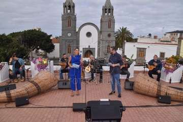 Viva Canarias graba su primer programa en Telde (Foto Francisco Javier Santana)
